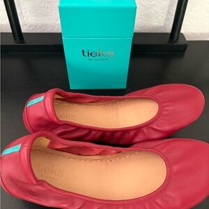 Tieks Red Ballet Flats